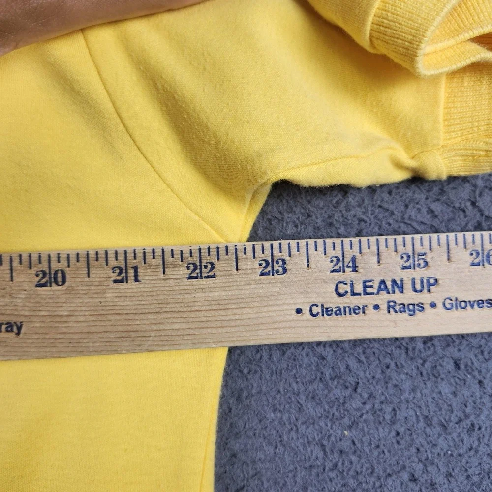 Vintage Ralph Lauren Country Polo Shirt Mens Large Yellow Cotton Pony 90s